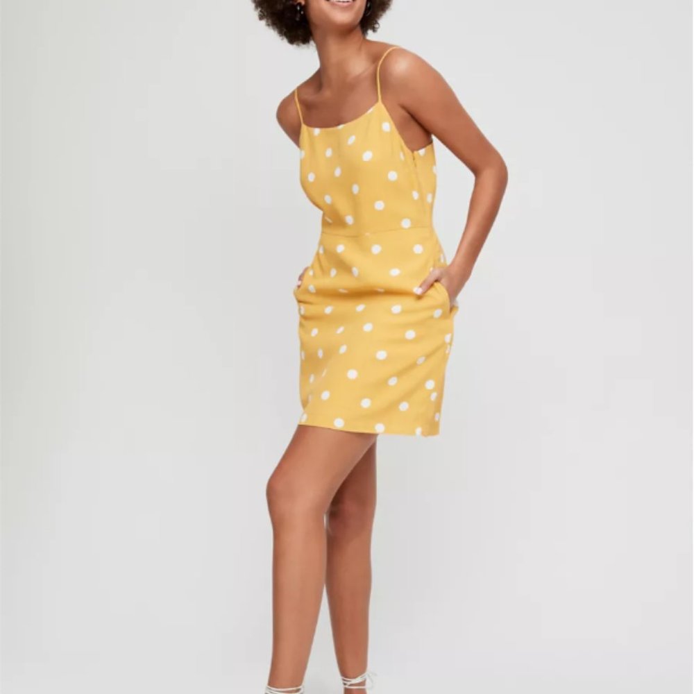 Aritzia Isabelle Dress (size 6, yellow)